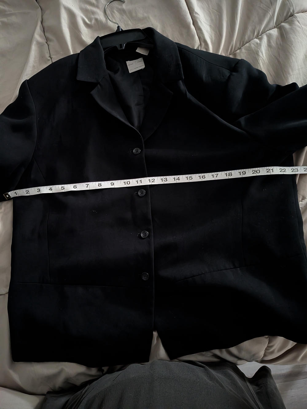 Emma James Black Single-Breasted Blazer Jacket